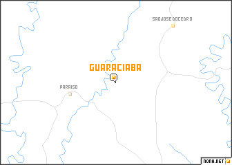 map of Guaraciaba