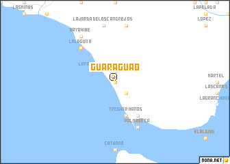 map of Guaraguao