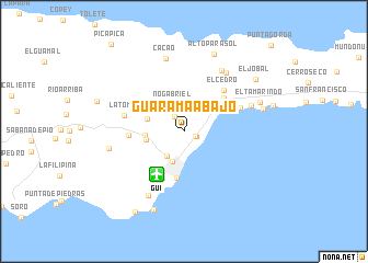 map of Guarama Abajo