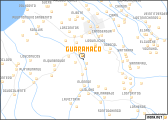 map of Guaramaco