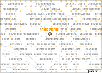 map of Guaranal