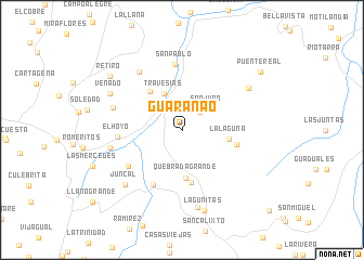 map of Guaranao