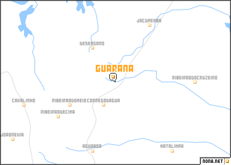 map of Guaraná