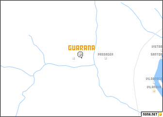 map of Guaraná