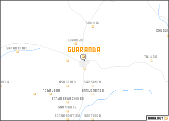 map of Guaranda