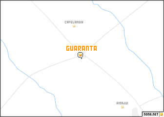 map of Guarantã