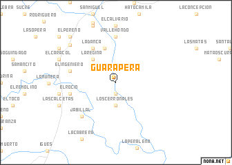 map of Guarapera