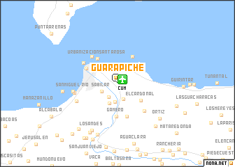 map of Guarapiche