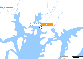 map of Guaraqueçaba