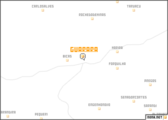 map of Guarará