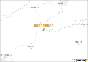 map of Guararema