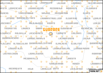 map of Guararé