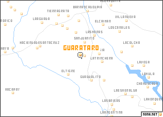 map of Guarataro