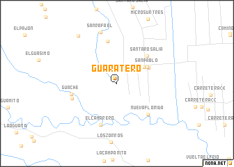 map of Guaratero