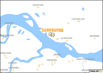 map of Guarauno