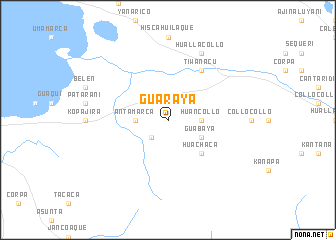 map of Guaraya