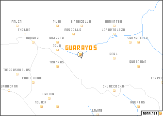 map of Guarayos