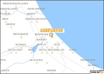 map of Guardamar