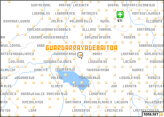 map of Guardarraya de Baitoa