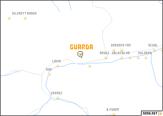 map of Guarda