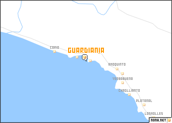 map of Guardianía