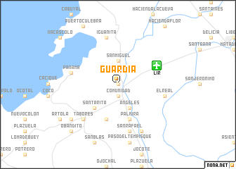 map of Guardia