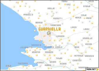 map of Guardiella