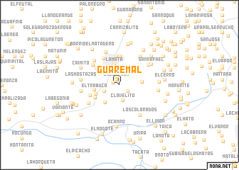 map of Guaremal