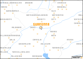 map of Guarenna