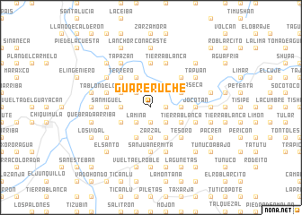 map of Guareruche