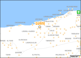 map of Guare