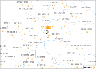 map of Guare