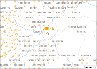 map of Guare