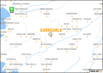 map of Guarguale