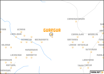 map of Guargua