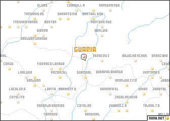 map of Guaria