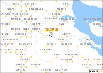 map of Guaria