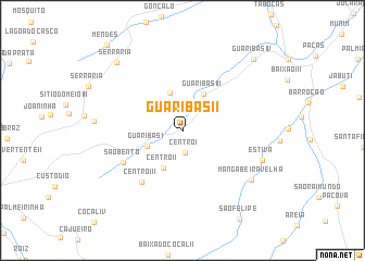 map of Guaribas II