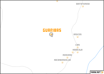 map of Guaribas