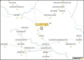 map of Guariba