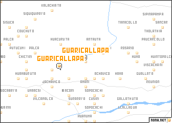 map of Guaricallapa