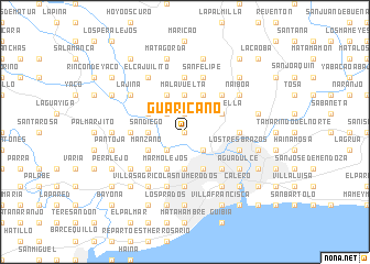 map of Guaricano