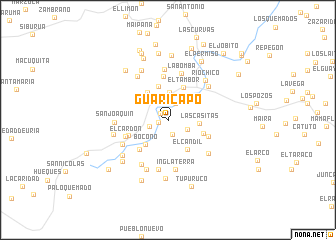 map of Guaricapo