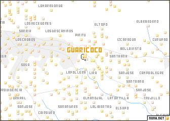 map of Guaricoco