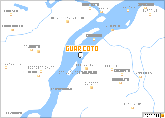 map of Guaricoto