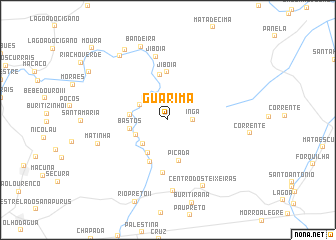 map of Guarimã