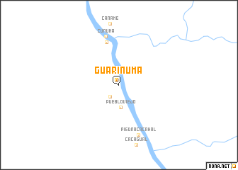 map of Guarinuma