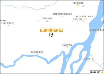 map of Guaripérez