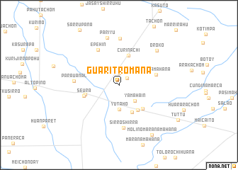 map of Guaritromana