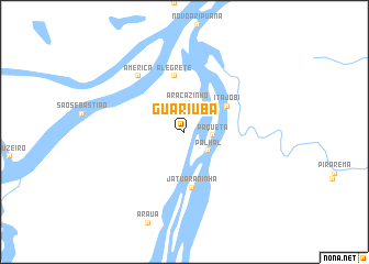 map of Guariúba